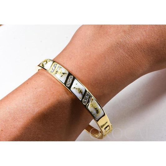 Orocal Gold Quartz Bracelet BBDL132D63Q-Destination Gold Detectors