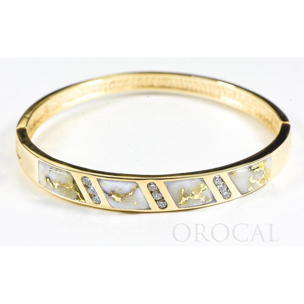 Orocal Gold Quartz Bracelet BBDL132D63Q-Destination Gold Detectors