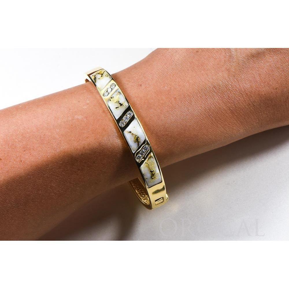 Orocal Gold Quartz Bracelet BBDL132D63Q-Destination Gold Detectors