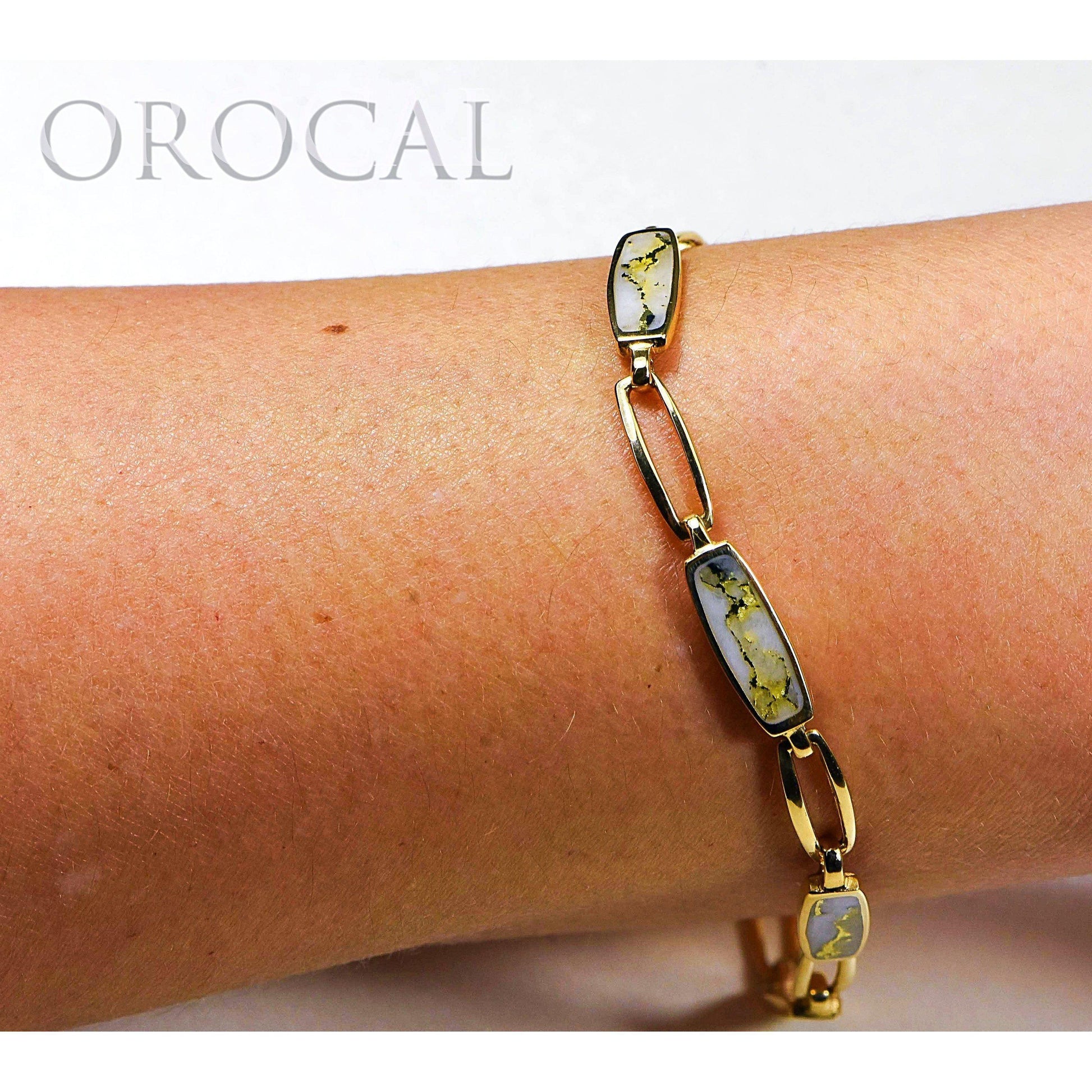 Orocal Gold Quartz Bracelet BDLOV5LQC89-Destination Gold Detectors