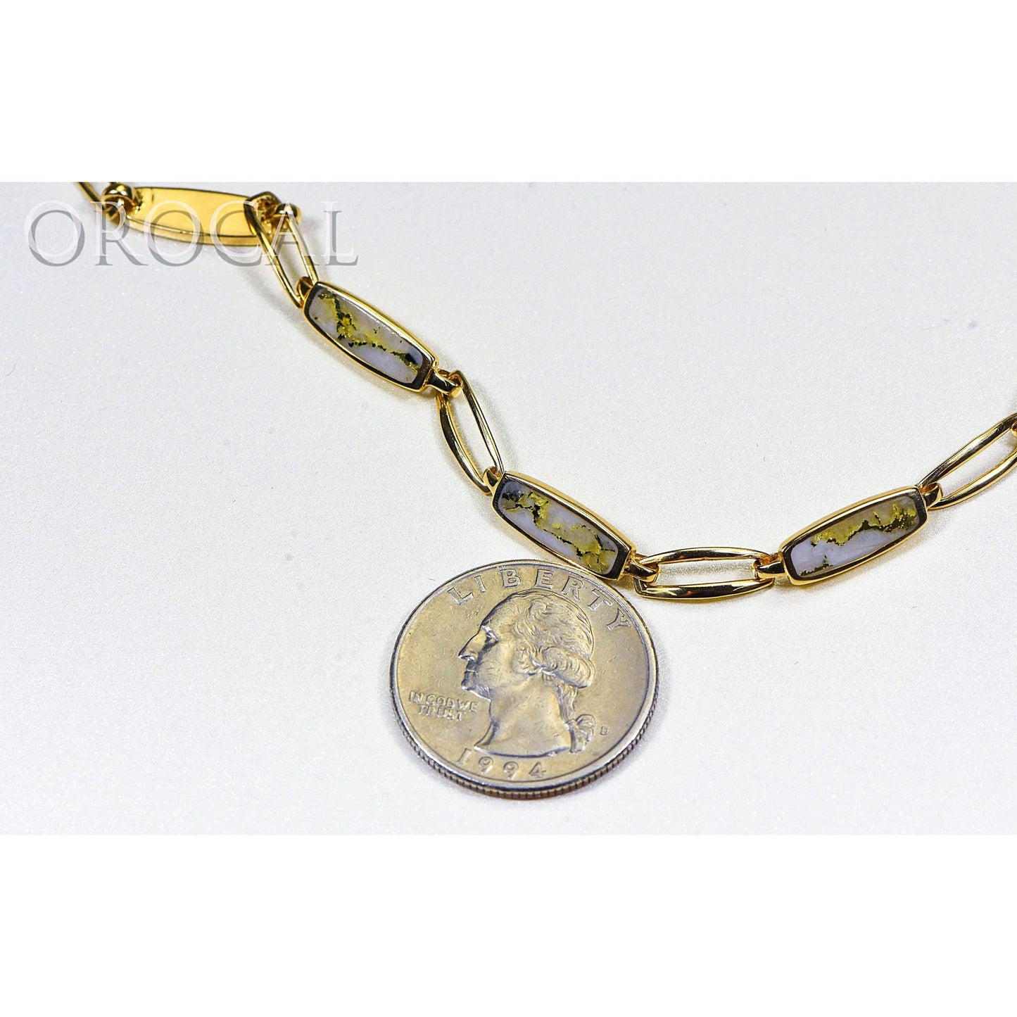 Orocal Gold Quartz Bracelet BDLOV5LQC89-Destination Gold Detectors