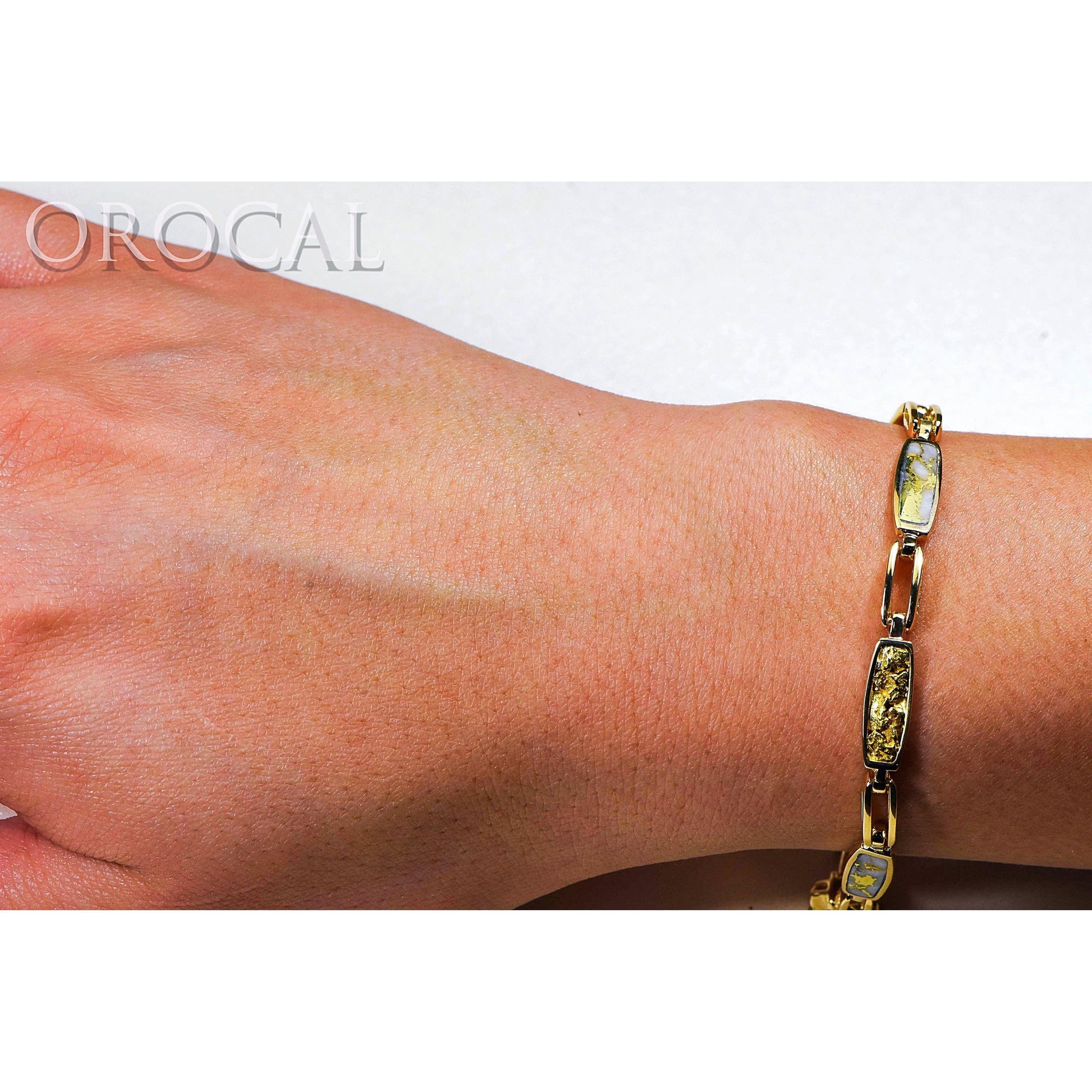 Orocal Gold Quartz Bracelet BDLOV5MMNQC59-Destination Gold Detectors