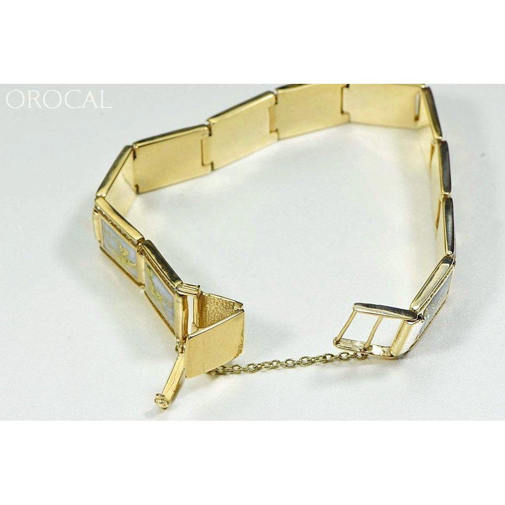 Orocal Gold Quartz Bracelet with Diamonds B16MMDQ-Destination Gold Detectors