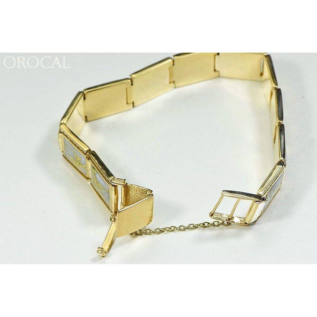 Orocal Gold Quartz Bracelet with Diamonds B16MMDQ-Destination Gold Detectors