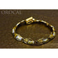 Orocal Gold Quartz Bracelet with Diamonds BWB24D36NQ-Destination Gold Detectors