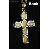 Orocal Gold Quartz Cross Pendant PCR1162Q-Destination Gold Detectors