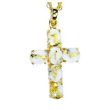 Orocal Gold Quartz Cross Pendant PCR1162Q-Destination Gold Detectors