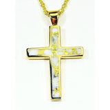 Orocal Gold Quartz Cross Pendant PCR18QX-Destination Gold Detectors