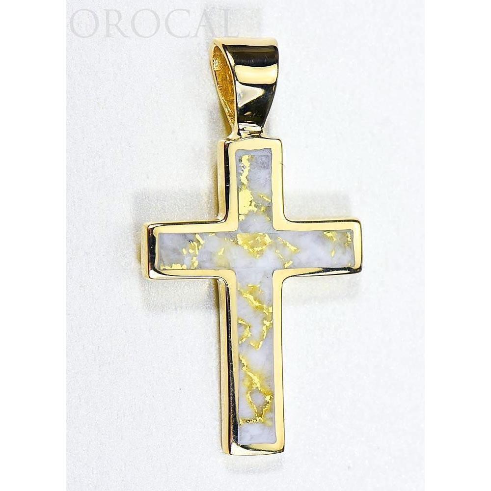 Orocal Gold Quartz Cross Pendant PCR21QX-Destination Gold Detectors