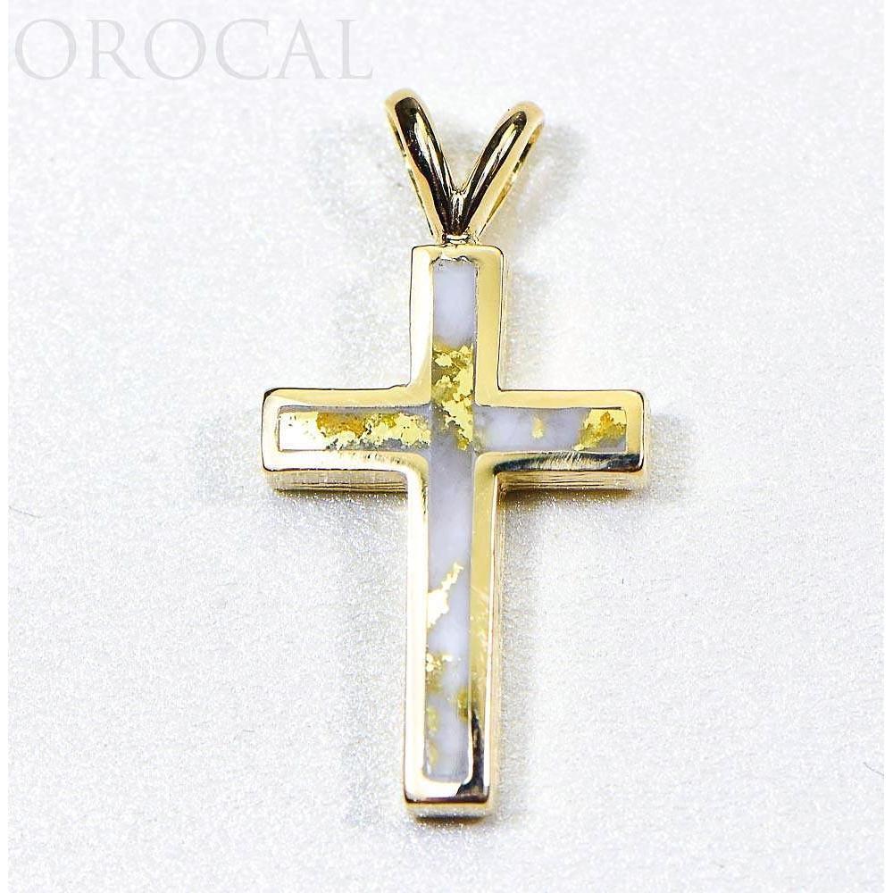 Orocal Gold Quartz Cross Pendant PCR9QX-Destination Gold Detectors