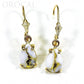 Orocal Gold Quartz Earrings Dangles E10*7Q/LB-Destination Gold Detectors