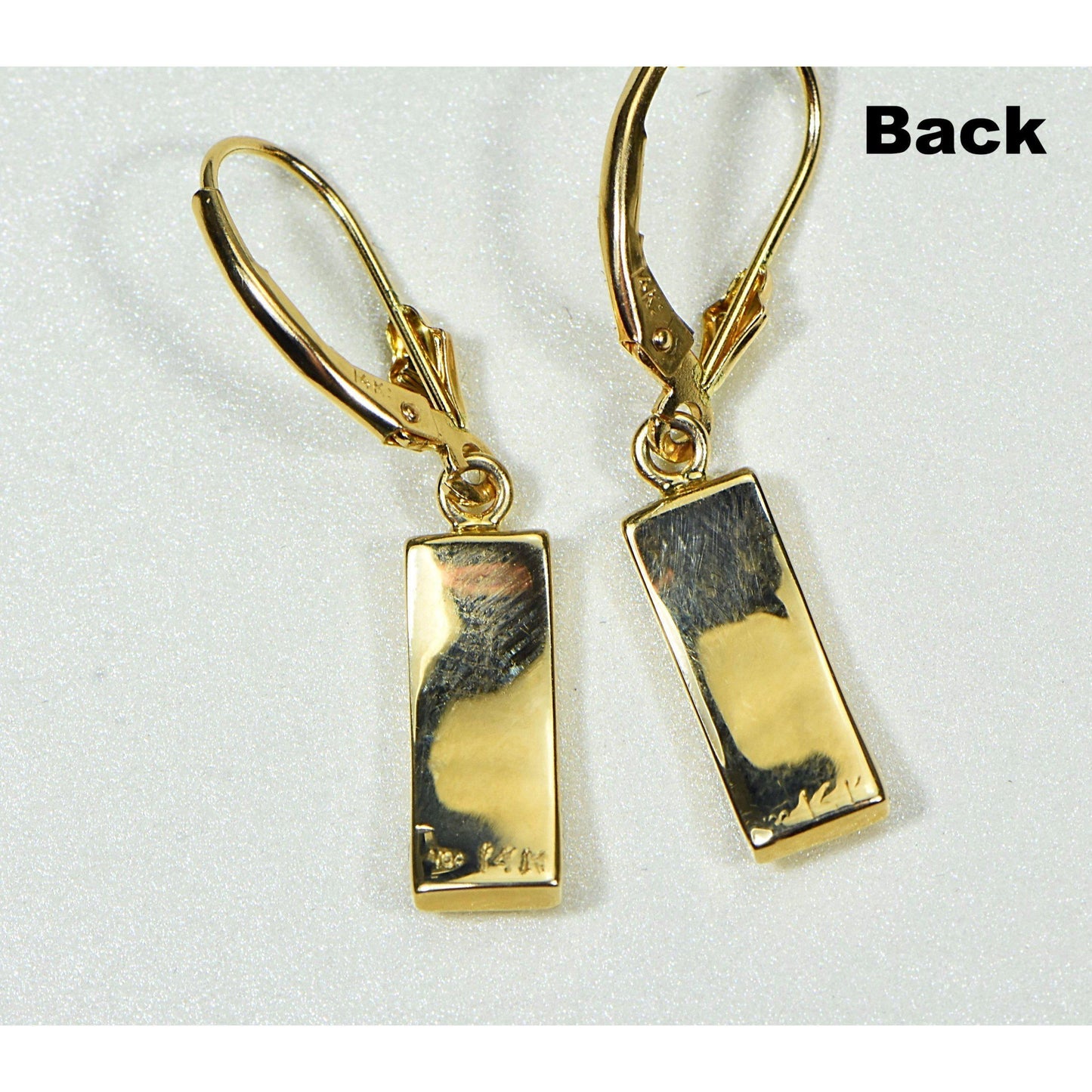 Orocal Gold Quartz Earrings Dangles EB5.5MMQ/LB-Destination Gold Detectors