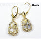 Orocal Gold Quartz Earrings Dangles EFFQ5/LB-Destination Gold Detectors
