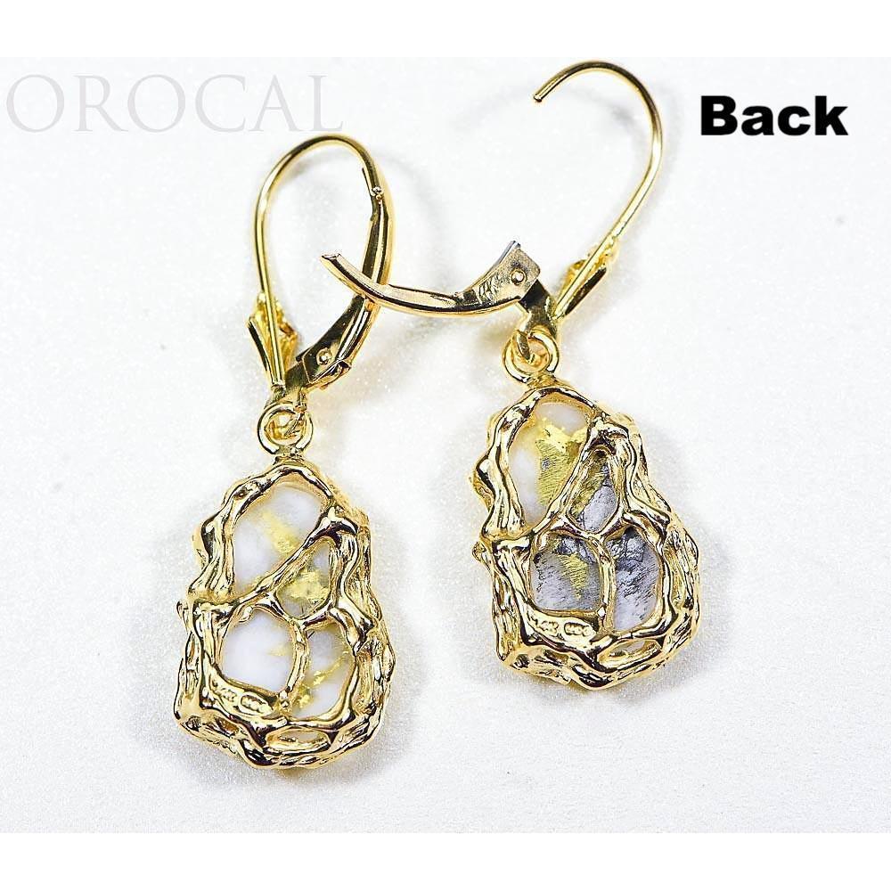 Orocal Gold Quartz Earrings Dangles EFFQ5/LB-Destination Gold Detectors