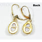 Orocal Gold Quartz Earrings Dangles EN708NQ/LB-Destination Gold Detectors