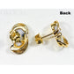 Orocal Gold Quartz Earrings Dangles EN784SQ-Destination Gold Detectors