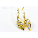 Orocal Gold Quartz Earrings Dangling EN645Q/LB-Destination Gold Detectors