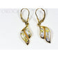 Orocal Gold Quartz Earrings Dangling EN645Q/LB-Destination Gold Detectors