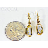 Orocal Gold Quartz Earrings Dangling EN762Q/LB-Destination Gold Detectors