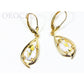 Orocal Gold Quartz Earrings Dangling EN774Q/LB-Destination Gold Detectors