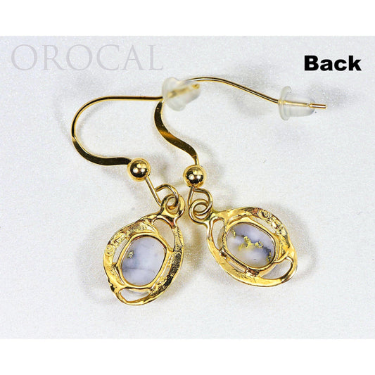 Orocal Gold Quartz Earrings Dangling EN805XSQ/WD-Destination Gold Detectors