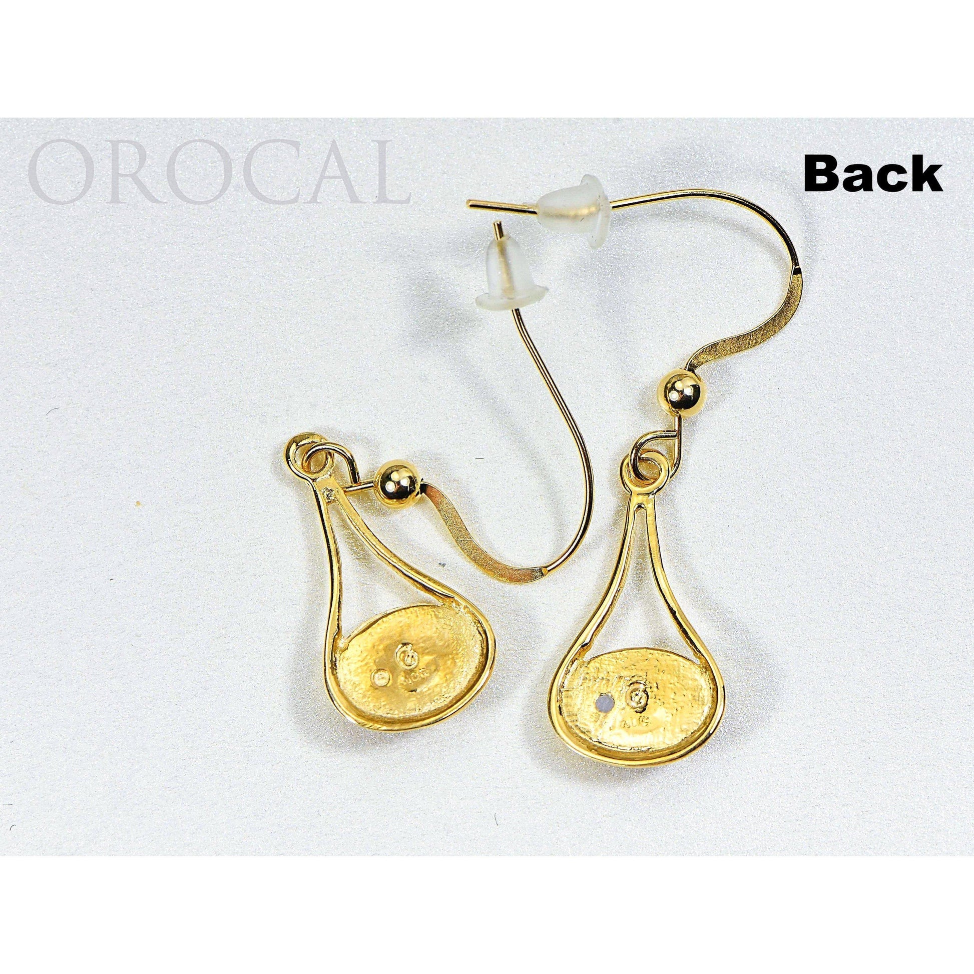 Orocal Gold Quartz Earrings Dangling EN871Q/WD-Destination Gold Detectors