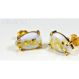 Orocal Gold Quartz Earrings E13*8Q-Destination Gold Detectors