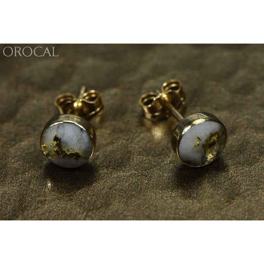 Orocal Gold Quartz Earrings EBZ5MMQ-Destination Gold Detectors