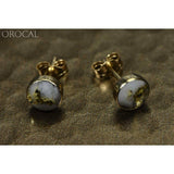 Orocal Gold Quartz Earrings EBZ5MMQ-Destination Gold Detectors