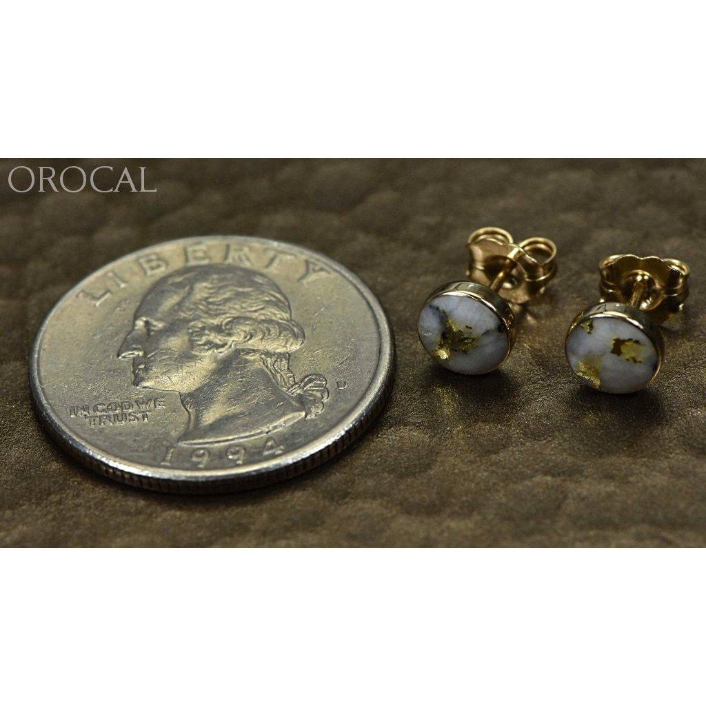 Orocal Gold Quartz Earrings EBZ6MMQ-Destination Gold Detectors