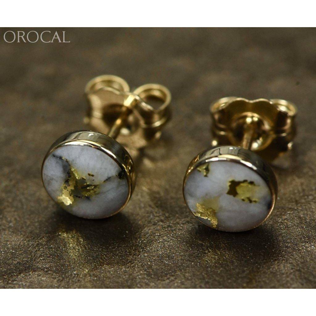 Orocal Gold Quartz Earrings EBZ6MMQ-Destination Gold Detectors