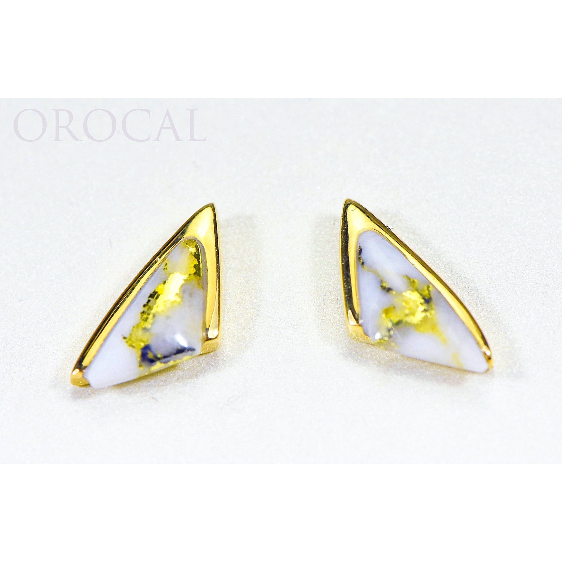 Orocal Gold Quartz Earrings EDL25SQ-Destination Gold Detectors