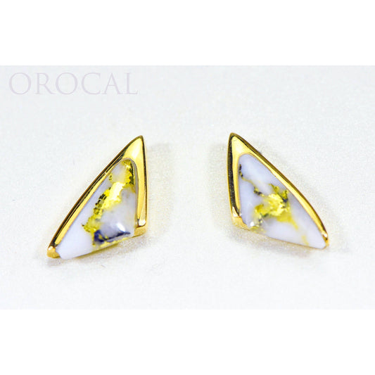 Orocal Gold Quartz Earrings EDL25SQ-Destination Gold Detectors