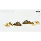 Orocal Gold Quartz Earrings EDL25SQ/PD-Destination Gold Detectors