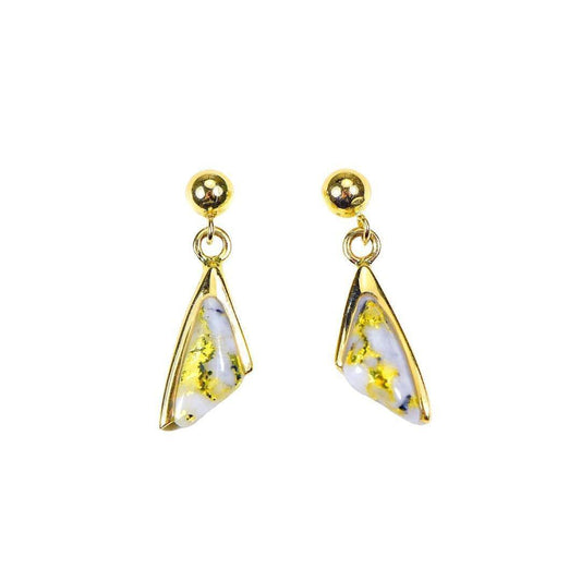 Orocal Gold Quartz Earrings EDL25SQ/PD-Destination Gold Detectors