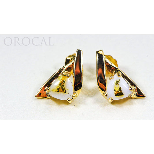 Orocal Gold Quartz Earrings EDL77Q-Destination Gold Detectors