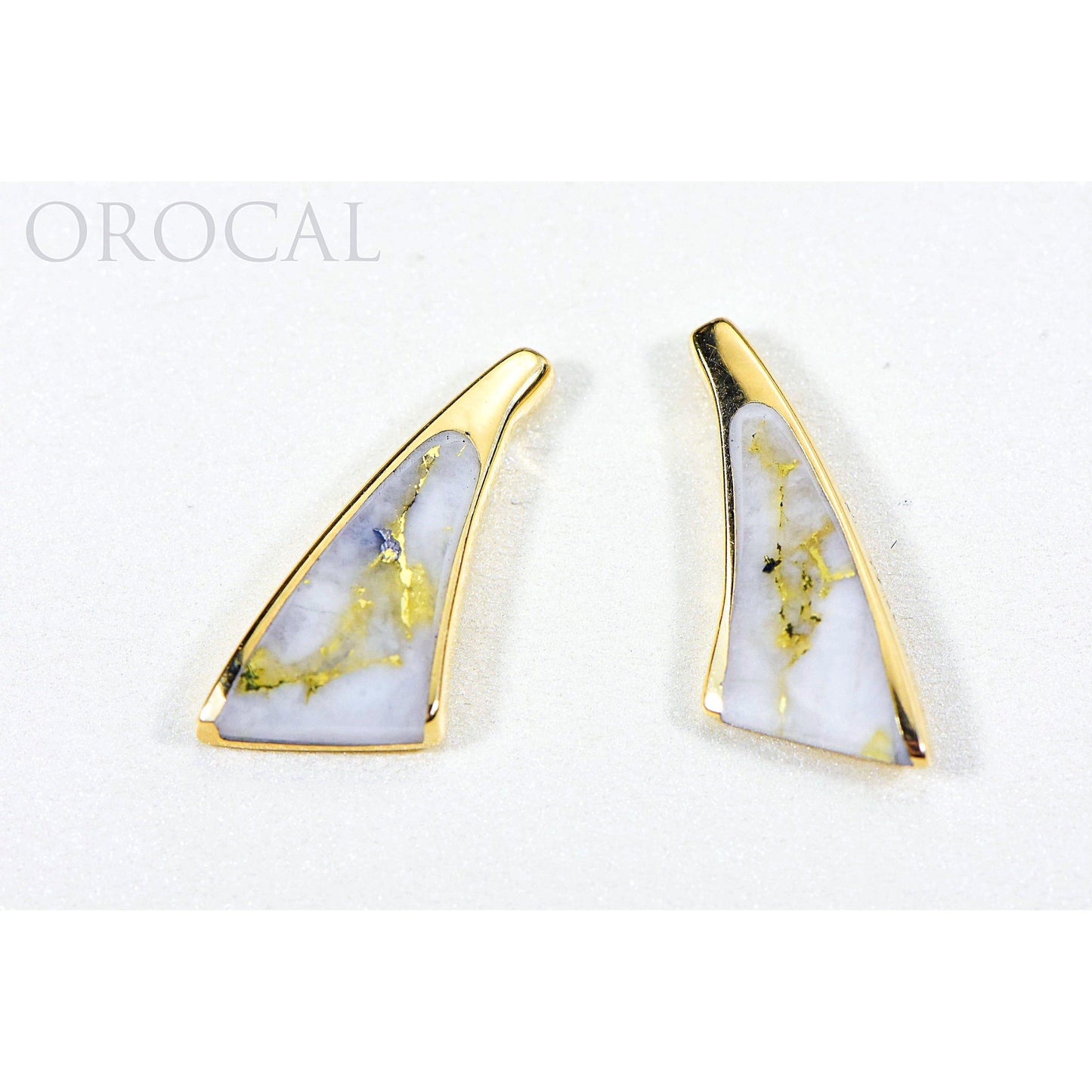 Orocal Gold Quartz Earrings EDL8SQ-Destination Gold Detectors