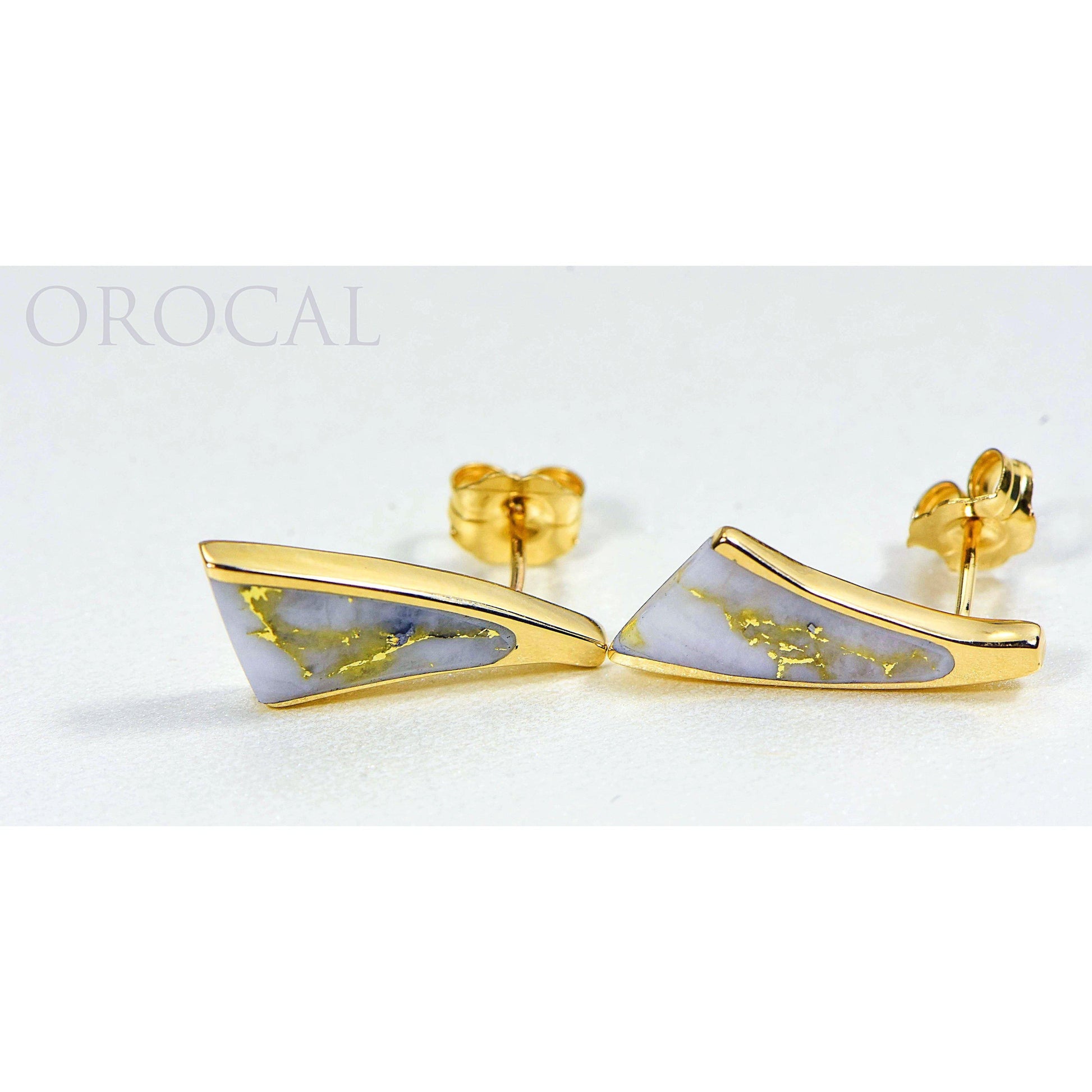 Orocal Gold Quartz Earrings EDL8SQ-Destination Gold Detectors