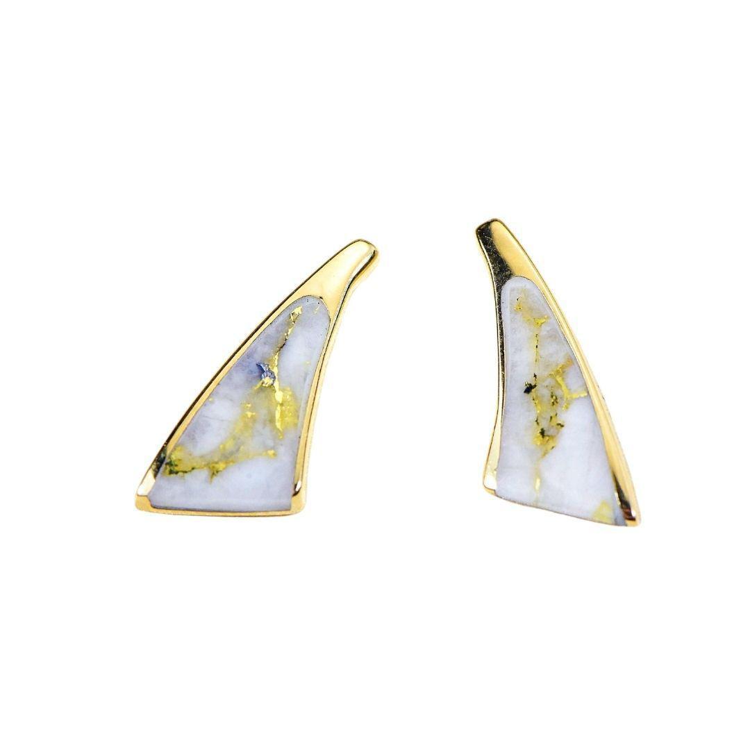 Orocal Gold Quartz Earrings EDL8SQ-Destination Gold Detectors