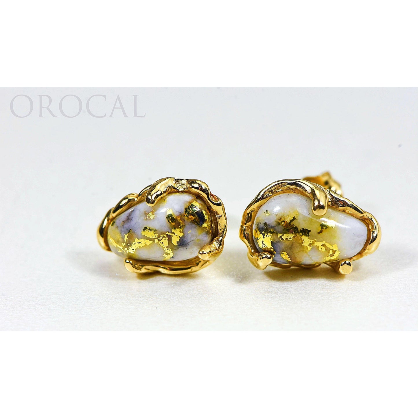 Orocal Gold Quartz Earrings EFFQ4-Destination Gold Detectors
