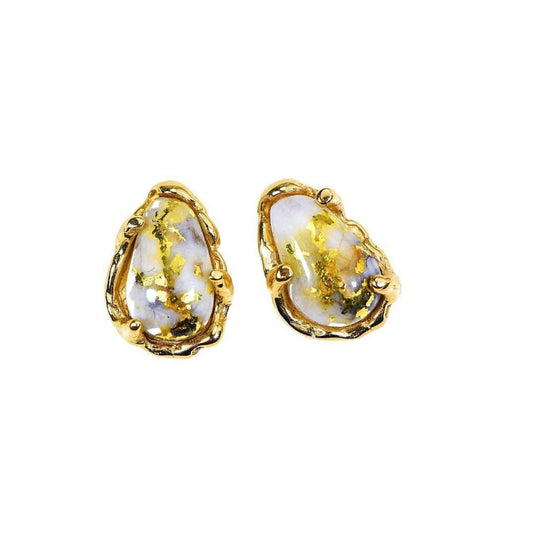 Orocal Gold Quartz Earrings EFFQ4-Destination Gold Detectors