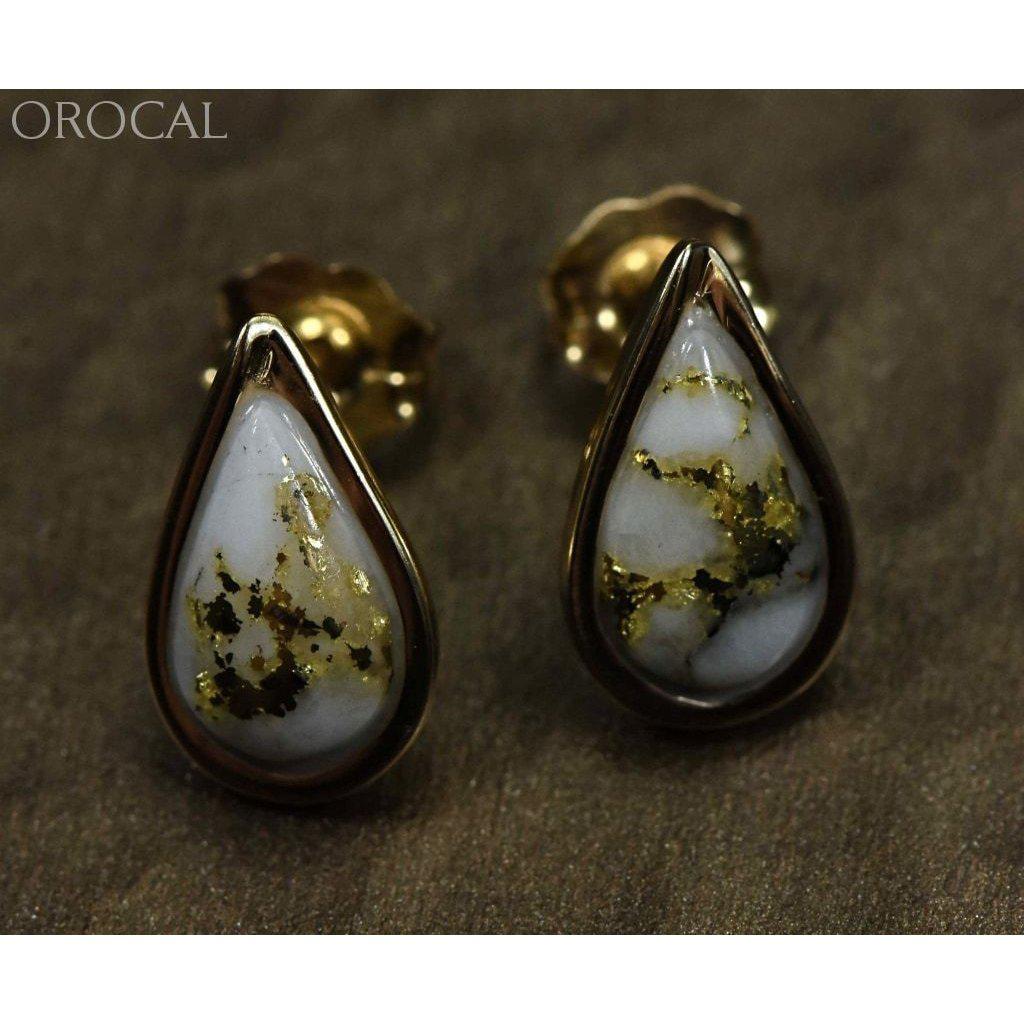 Orocal Gold Quartz Earrings EN433Q-Destination Gold Detectors