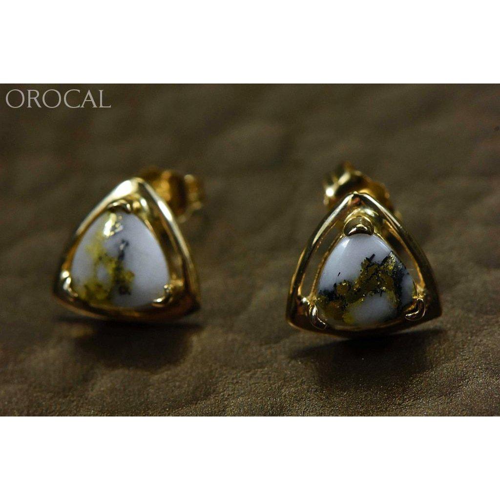Orocal Gold Quartz Earrings EN441Q-Destination Gold Detectors
