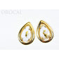 Orocal Gold Quartz Earrings EN442MQ-Destination Gold Detectors