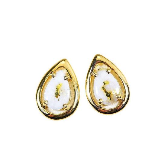 Orocal Gold Quartz Earrings EN442MQ-Destination Gold Detectors