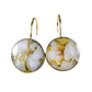 Orocal Gold Quartz Earrings Lever Backs ELBBZ12MMQ-Destination Gold Detectors