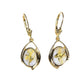 Orocal Gold Quartz Earrings Lever Backs EN1117Q/LB-Destination Gold Detectors