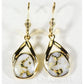 Orocal Gold Quartz Earrings Lever Backs EN782Q/LB-Destination Gold Detectors