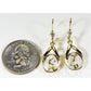 Orocal Gold Quartz Earrings Lever Backs EN782Q/LB-Destination Gold Detectors