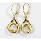 Orocal Gold Quartz Earrings Lever Backs EN782Q/LB-Destination Gold Detectors